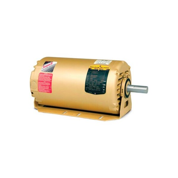 Baldor-Reliance Motor ERHM3162TA, 5HP, 3450RPM, 3PH, 60HZ, 56HZ, 3535M, OPEN, F1